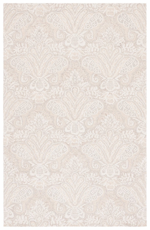 Safavieh Micro-Loop 539 Hand Tufted Wool and Cotton with Latex Contemporary Rug MLP539B-7SQ