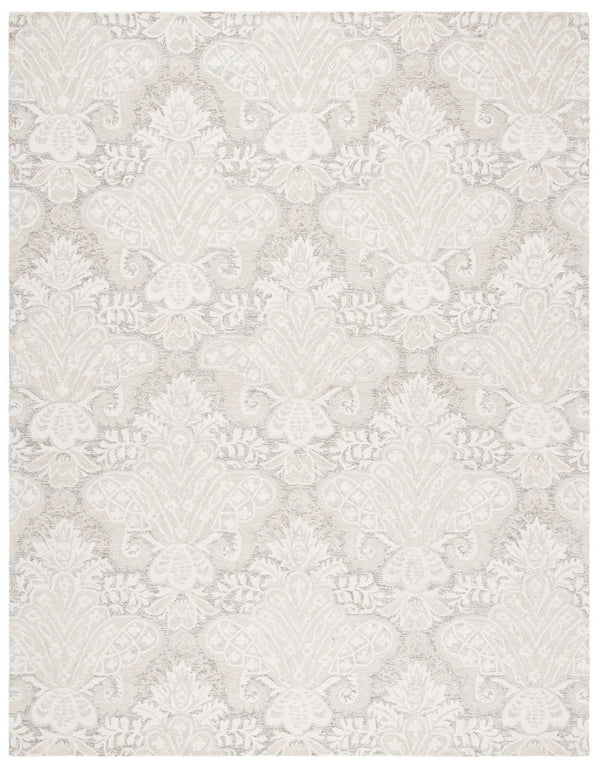 Safavieh Micro-Loop 539 Hand Tufted Wool and Cotton with Latex Contemporary Rug MLP539B-7SQ