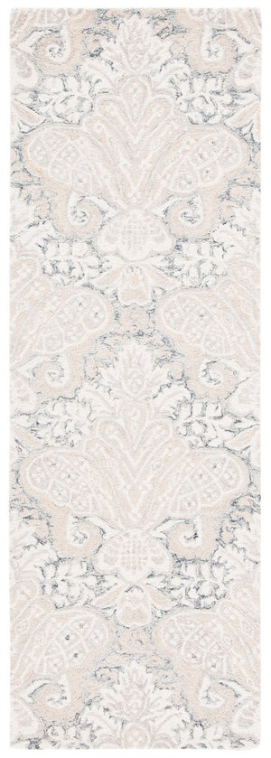 Safavieh Micro-Loop 539 Hand Tufted Wool and Cotton with Latex Contemporary Rug MLP539H-6
