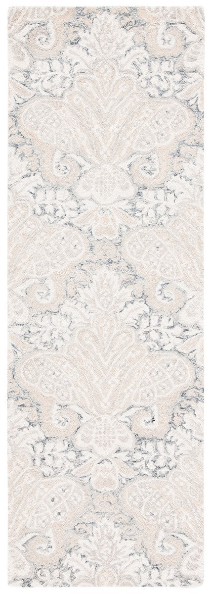 Safavieh Micro-Loop 539 Hand Tufted Wool and Cotton with Latex Contemporary Rug MLP539H-6