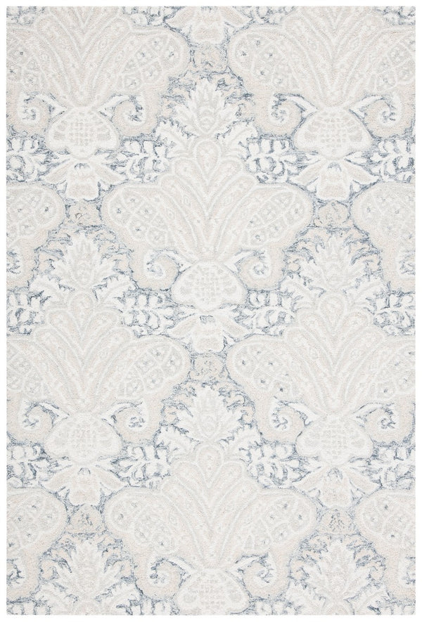 Safavieh Micro-Loop 539 Hand Tufted Wool and Cotton with Latex Contemporary Rug MLP539H-6