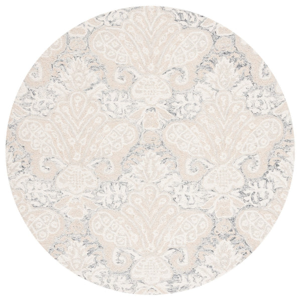 Safavieh Micro-Loop 539 Hand Tufted Wool and Cotton with Latex Contemporary Rug MLP539H-6