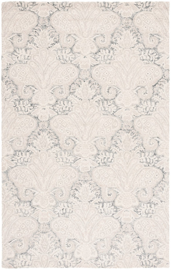 Safavieh Micro-Loop 539 Hand Tufted Wool and Cotton with Latex Contemporary Rug MLP539H-6