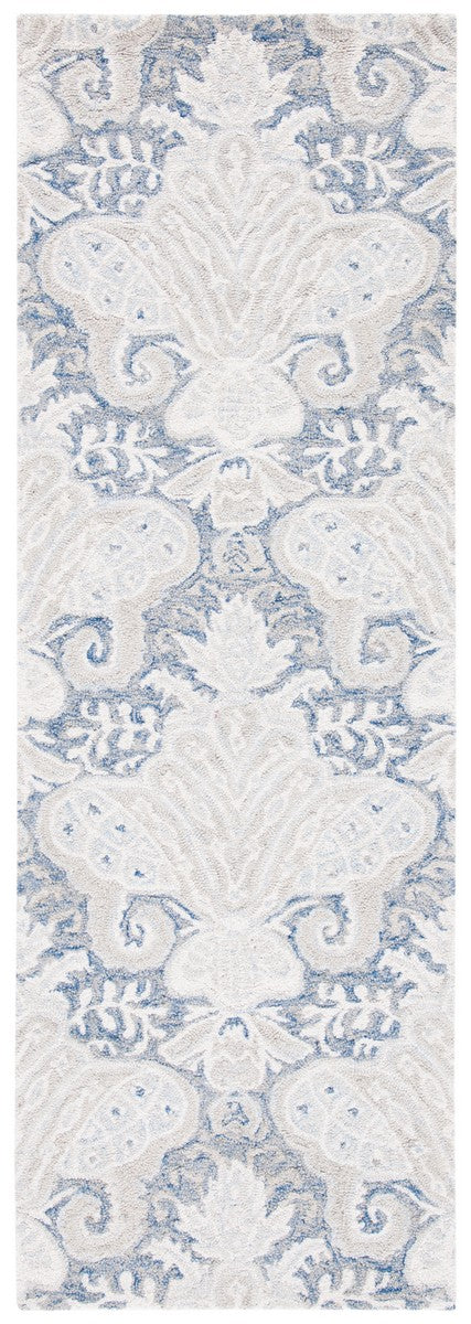 Safavieh Micro-Loop 539 Hand Tufted Wool and Cotton with Latex Contemporary Rug MLP539M-28