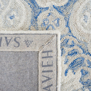 Safavieh Micro-Loop 539 Hand Tufted Wool and Cotton with Latex Contemporary Rug MLP539M-28