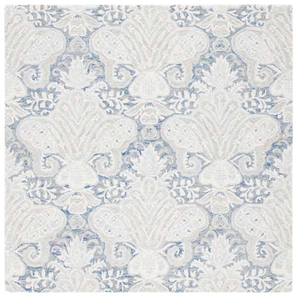 Safavieh Micro-Loop 539 Hand Tufted Wool and Cotton with Latex Contemporary Rug MLP539M-28
