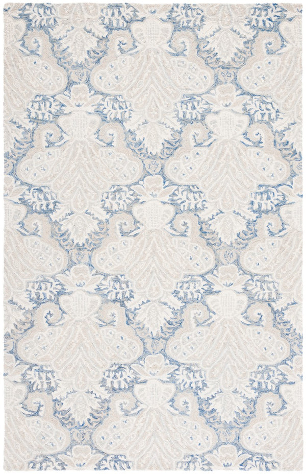 Safavieh Micro-Loop 539 Hand Tufted Wool and Cotton with Latex Contemporary Rug MLP539M-28