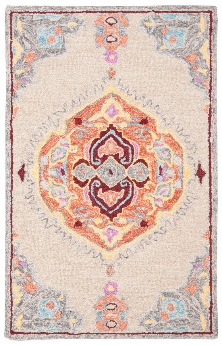 Safavieh Micro-Loop 551 Hand Tufted 80% Wool and 20% Cotton Transitional Rug MLP551B-24