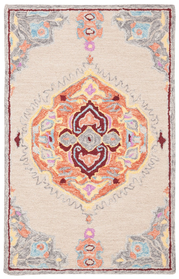 Safavieh Micro-Loop 551 Hand Tufted 80% Wool and 20% Cotton Transitional Rug MLP551B-24
