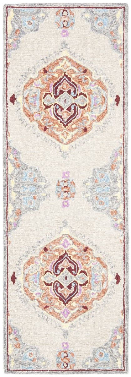 Safavieh Micro-Loop 551 Hand Tufted 80% Wool and 20% Cotton Transitional Rug MLP551B-27