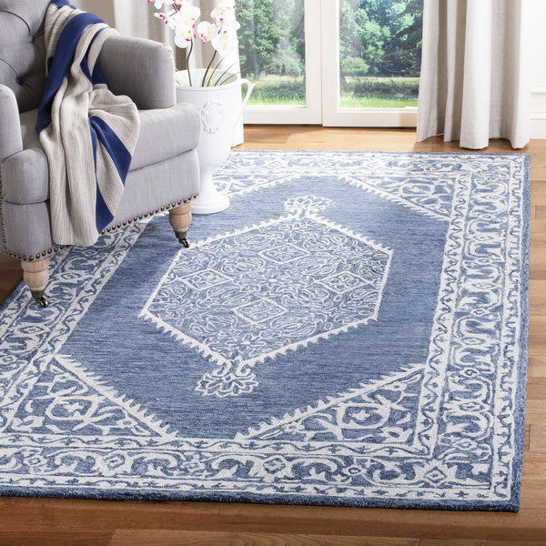 Safavieh Micro-Loop 605 Hand Tufted 80% Wool and 20% Cotton Rug MLP605M-57