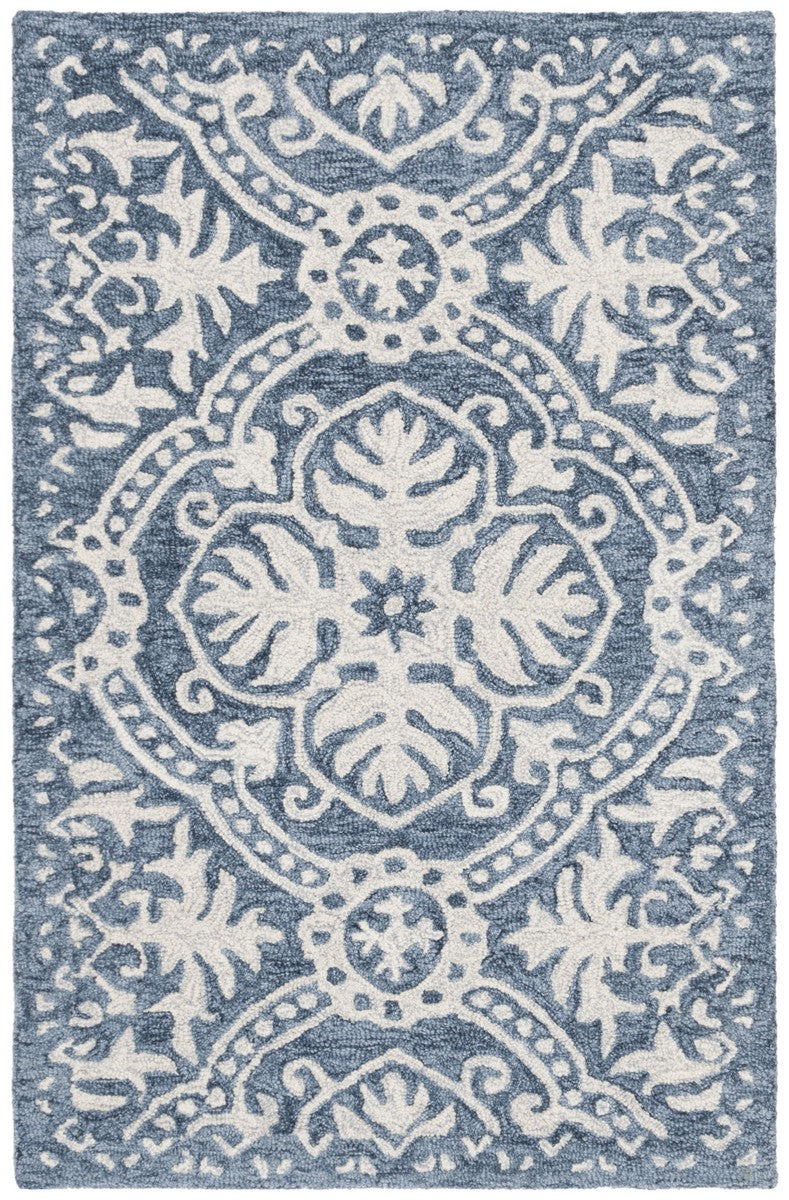 Safavieh Micro-Loop 606 Hand Tufted 80% Wool and 20% Cotton Rug MLP606M-8