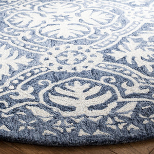 Safavieh Micro-Loop 606 Hand Tufted 80% Wool and 20% Cotton Rug MLP606M-8