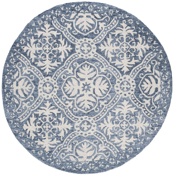 Safavieh Micro-Loop 606 Hand Tufted 80% Wool and 20% Cotton Rug MLP606M-8