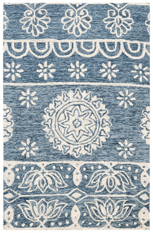 Safavieh Micro-Loop 607 Hand Tufted 80% Wool and 20% Cotton Rug MLP607M-24