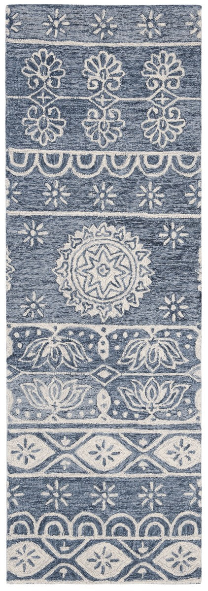 Safavieh Micro-Loop 607 Hand Tufted 80% Wool and 20% Cotton Rug MLP607M-27