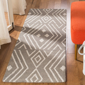 Safavieh Micro-Loop 609 Hand Tufted 80% Wool and 20% Cotton Rug MLP609F-27