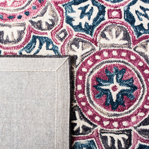 Safavieh Micro-Loop 632 Hand Tufted Wool and Cotton with Latex Contemporary Rug MLP632A-8