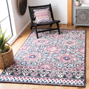 Safavieh Micro-Loop 632 Hand Tufted Wool and Cotton with Latex Contemporary Rug MLP632A-8