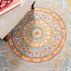 Safavieh Micro-Loop 634 Hand Tufted Wool and Cotton with Latex Contemporary Rug MLP634Y-8