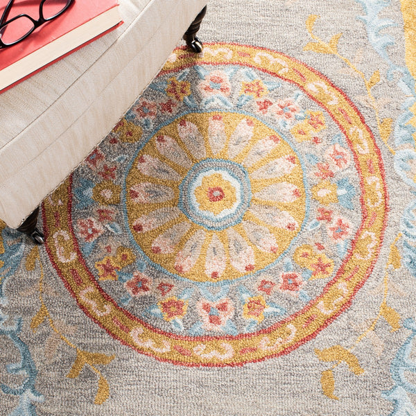 Safavieh Micro-Loop 634 Hand Tufted Wool and Cotton with Latex Contemporary Rug MLP634Y-8