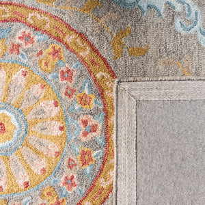 Safavieh Micro-Loop 634 Hand Tufted Wool and Cotton with Latex Contemporary Rug MLP634Y-8