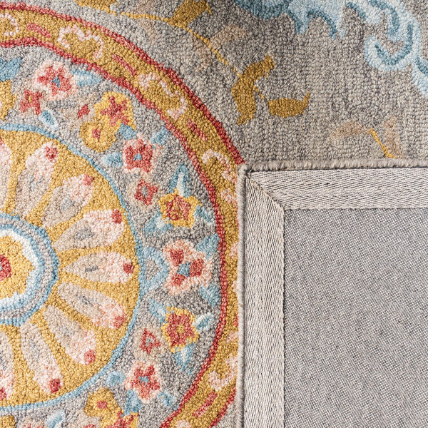 Safavieh Micro-Loop 634 Hand Tufted Wool and Cotton with Latex Contemporary Rug MLP634Y-8