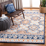 Safavieh Micro-Loop 635 Hand Tufted Wool and Cotton with Latex Contemporary Rug MLP635T-8