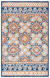 Safavieh Micro-Loop 635 Hand Tufted Wool and Cotton with Latex Contemporary Rug MLP635T-8