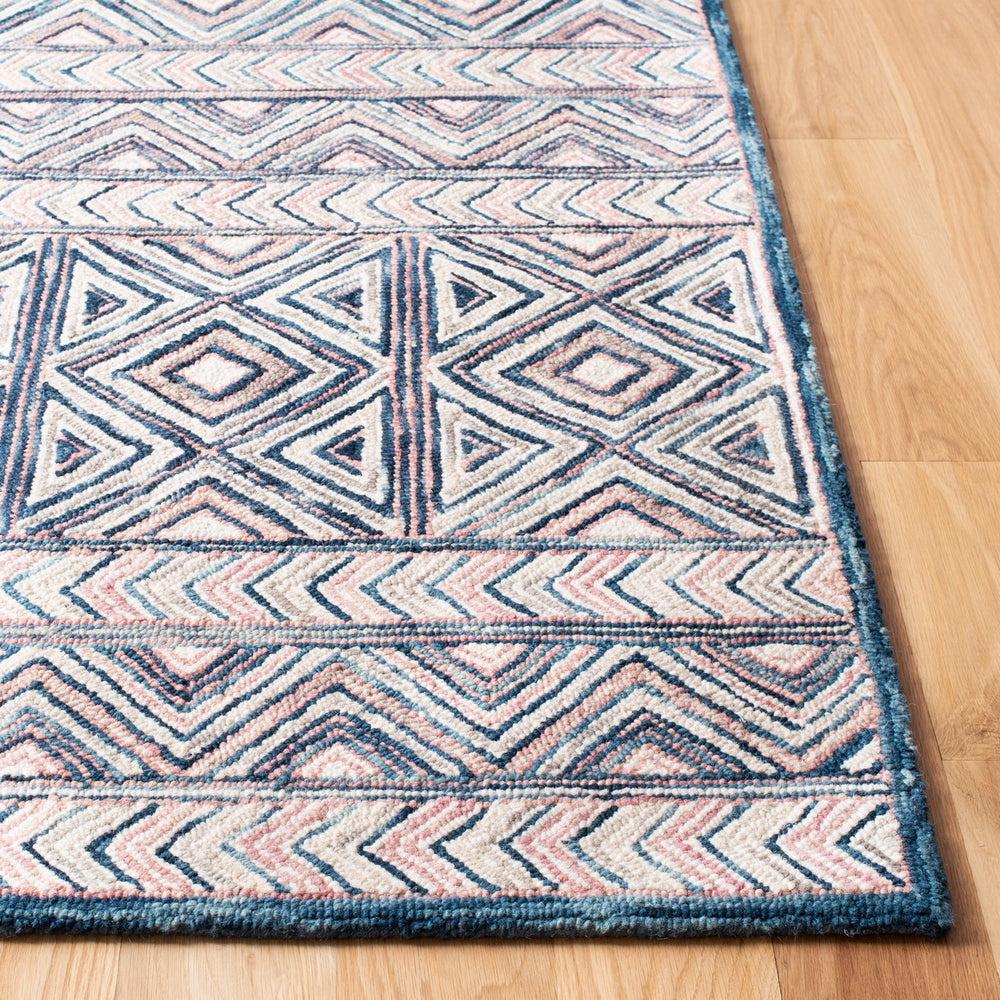 Safavieh Micro-Loop 637 Hand Tufted Wool and Cotton with Latex Contemporary Rug MLP637U-8