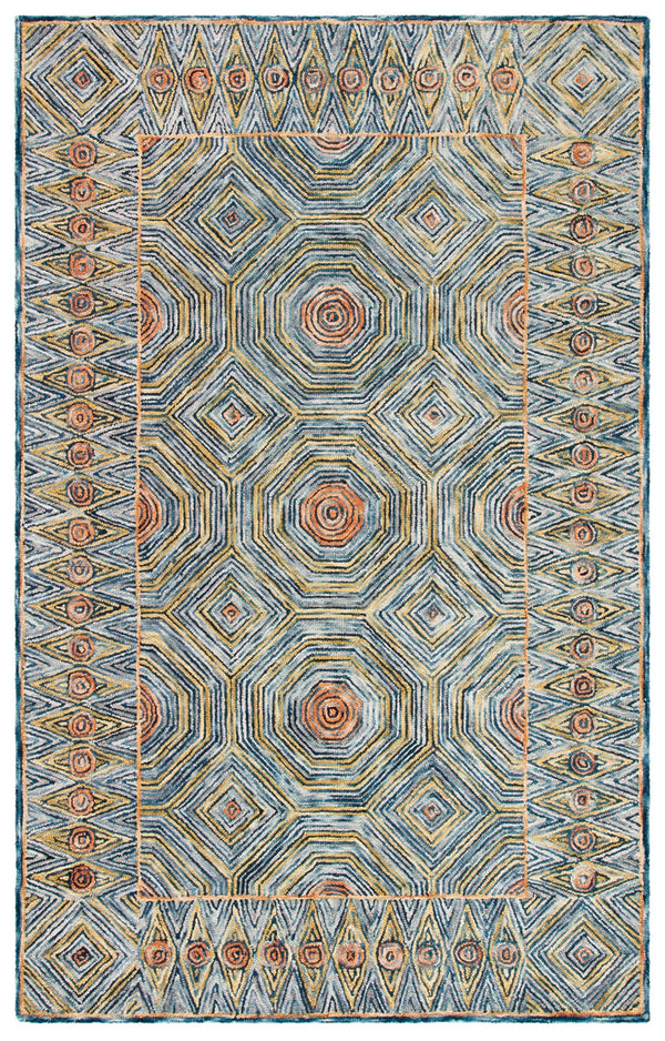 Safavieh Micro-Loop 638 Hand Tufted Wool and Cotton with Latex Contemporary Rug MLP638Y-8
