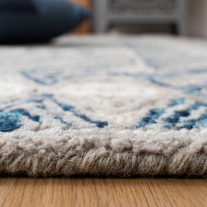 Safavieh Micro-Loop 639 Hand Tufted Wool and Cotton with Latex Contemporary Rug MLP639A-8