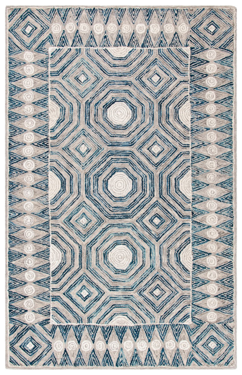 Safavieh Micro-Loop 639 Hand Tufted Wool and Cotton with Latex Contemporary Rug MLP639A-8