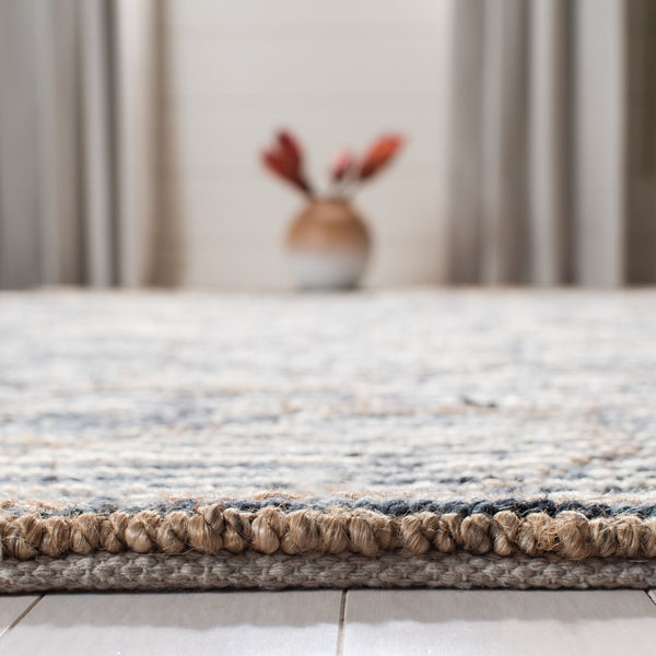 Safavieh Micro-Loop 654 Hand Woven 50% Wool/50% Jute Bohemian Rug MLP654A-27