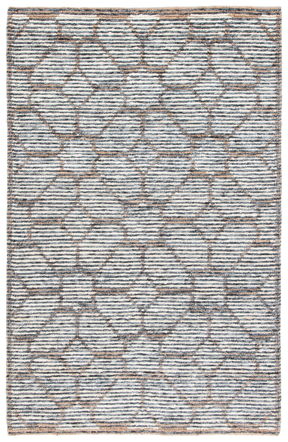 Safavieh Micro-Loop 654 Hand Woven 50% Wool/50% Jute Bohemian Rug MLP654A-27