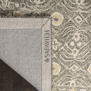 Safavieh Micro-Loop 801 Hand Tufted 80% Wool and 20% Cotton Transitional Rug MLP801H-24