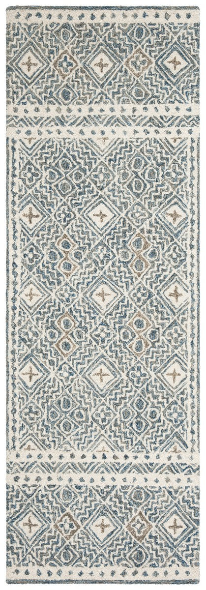 Safavieh Micro-Loop 803 Hand Tufted 80% Wool and 20% Cotton Transitional Rug MLP803M-27