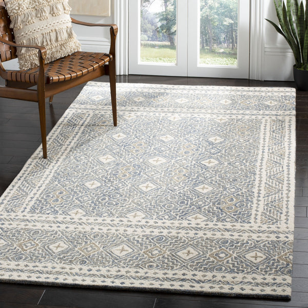 Safavieh Micro-Loop 803 Hand Tufted 80% Wool and 20% Cotton Transitional Rug MLP803M-24