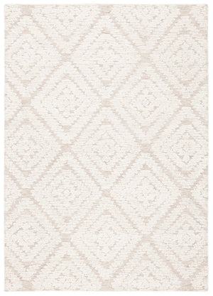 Micro-Loop 907  Hand Tufted 80% Wool 20% Cotton Rug Beige / Brown