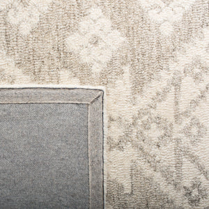 Micro-Loop 952  Hand Tufted 100% Fine Indian Wool Pile Rug Ivory / Beige