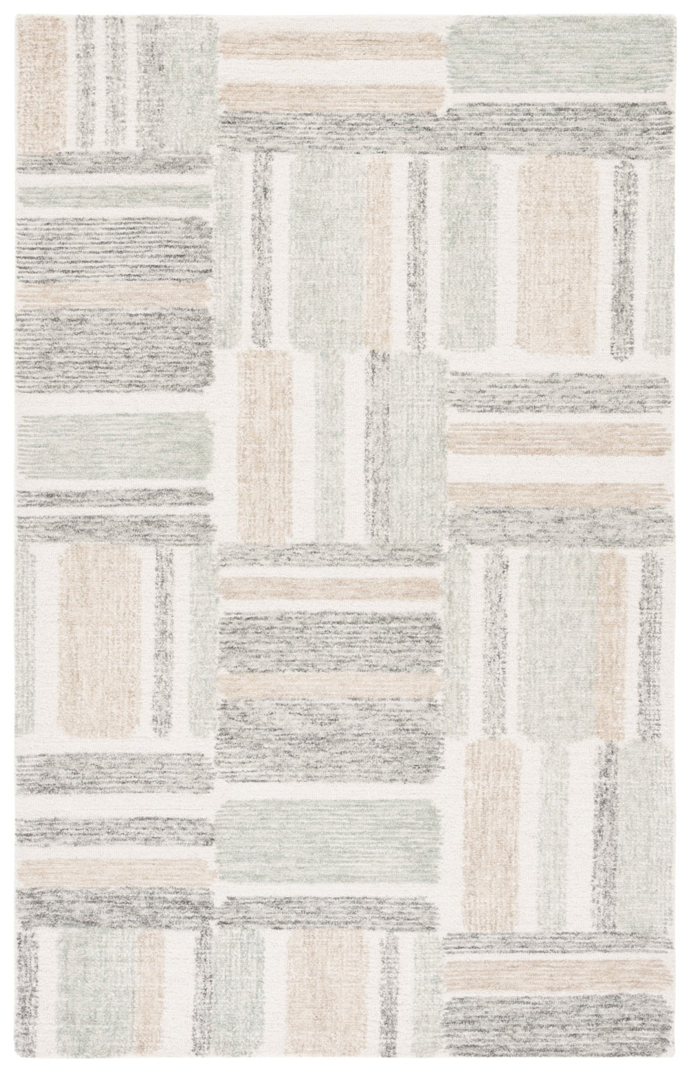 Safavieh Micro-Loop 954 Hand Tufted Wool and Cotton with Latex Contemporary Rug MLP954A-8