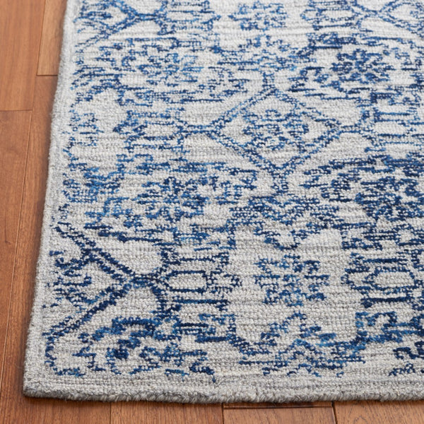Safavieh Micro-Loop 955 Hand Tufted Wool and Cotton with Latex Contemporary Rug MLP955M-8