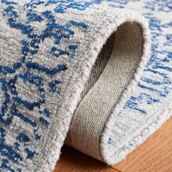 Safavieh Micro-Loop 955 Hand Tufted Wool and Cotton with Latex Contemporary Rug MLP955M-8