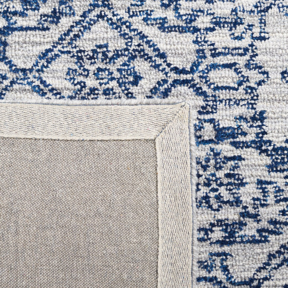 Safavieh Micro-Loop 955 Hand Tufted Wool and Cotton with Latex Contemporary Rug MLP955M-8