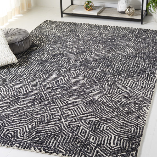 Safavieh Micro-Loop 956 Hand Tufted Wool and Cotton with Latex Contemporary Rug MLP956Z-8