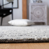 Micro-Loop 976 Contemporary Hand Tufted 80% Wool, 20% Cotton Rug Grey