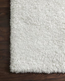 Loloi Mila Shag MIL-01 100% Polyester Pile Hand Tufted Shags Rug MMILMIL-01WH0093D0