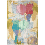 Trans-Ocean Liora Manne Marina Watercolor Casual Indoor/Outdoor Power Loomed 75% Polypropylene/25% Polyester Rug Pastel 8'10" x 11'9"