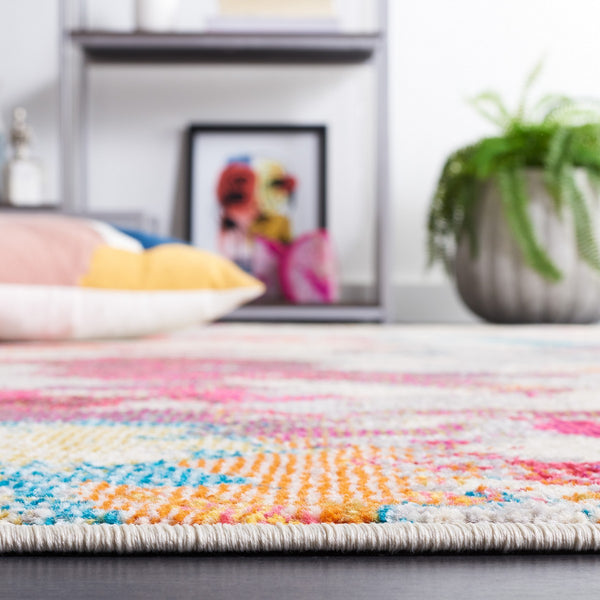 Safavieh Monaco 270 Modern Power Loomed Rug Grey / Multi MNC270F-9