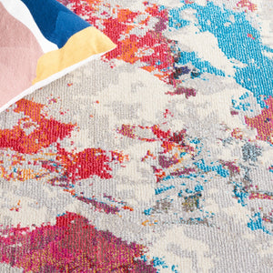 Safavieh Monaco 270 Modern Power Loomed Rug Grey / Multi MNC270F-9